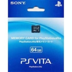PS Vita 64GB Memory Card – official high-capacity storage for PlayStation Vita